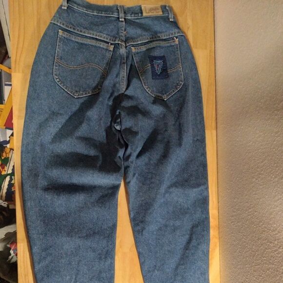 Vintage Lee Skyriders High Waist Taper Mom Jeans - Picture 2 of 10